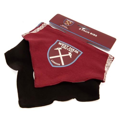 West Ham United FC - 2 Pack Bibs ST - C - Main area approx 19cm x 14cm image 5