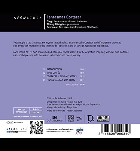 DIEGO LOSA; THIERRY - FANTASMAS CORTAZAR - CD image 2