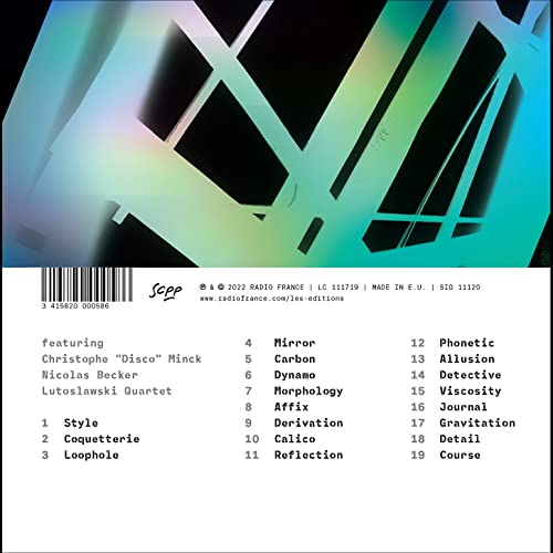 BENOIT DELBECQ; STEV - APOPHONIX - CD image 2