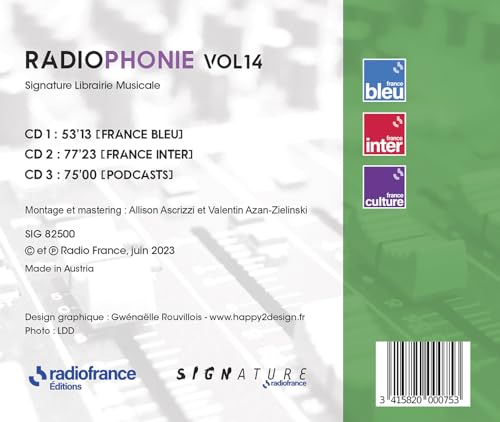 PASCAL OBISPO; JAMES - RADIOPHONIE VOL. 14 - CD image 2