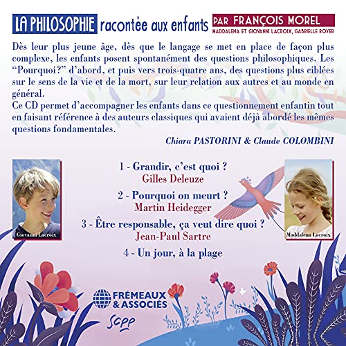 FRANÇOIS MOREL - LA PHILOSOPHIE RACONTÉE AUX ENFANTS VOL. 2 DE CHIARA image 3