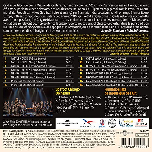 SPIRIT OF CHICAGO OR - TRIBUTE TO JAMES REESE EUROPE - CD image 3