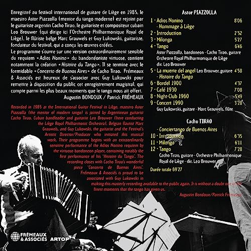 TANGO - ORCHESTRE PHILHARMONIQUE ROYAL DE LIÈGE (DIR. LEO BROUWER) - C image 2