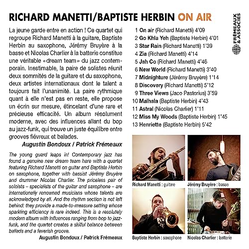 RICHARD MANETTI & BA - ON AIR - CD image 2