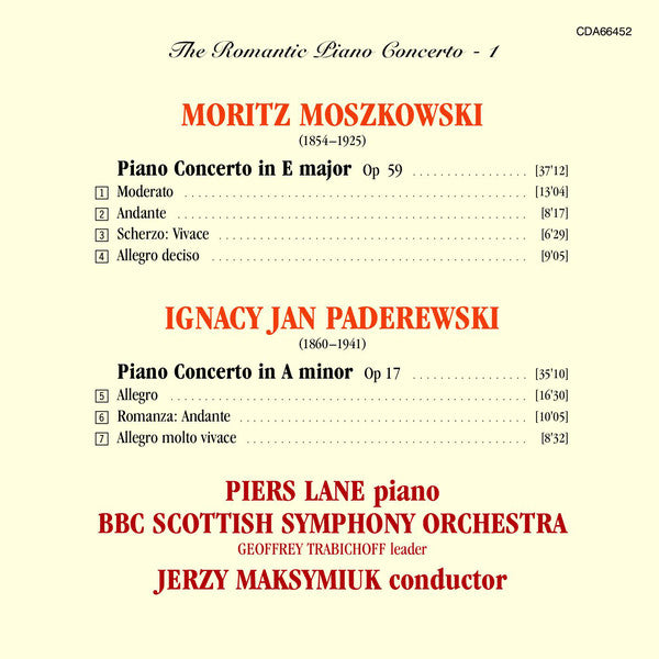 Ignacy Jan Paderewsk - Piano Concerto In A Minor Op 17 / Piano Concer image 3