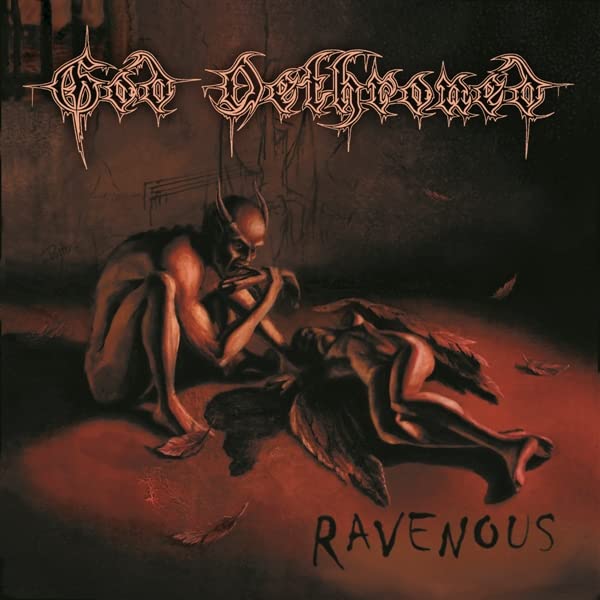 GOD DETHRONED - RAVENOUS (ORANGE W/ WHITE & BLACK SPLATTER VINYL) - Vin image 1