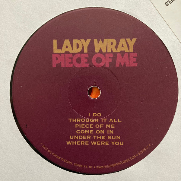 LADY WRAY - PIECE OF ME - Vinyl Record VL image 3