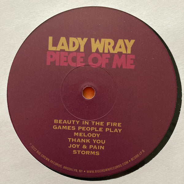 LADY WRAY - PIECE OF ME - Vinyl Record VL image 4