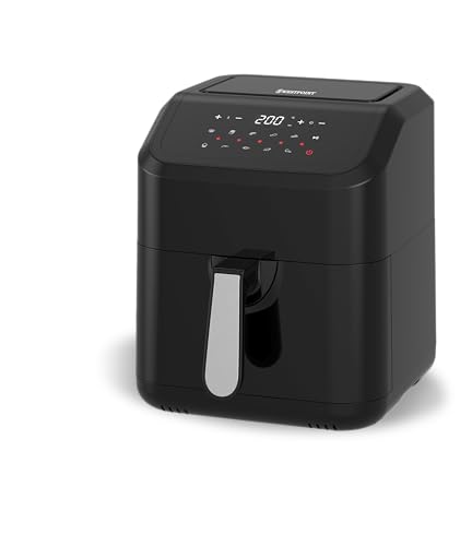 Westpoint 5L Digital Air Fryer 1400-1600W (Black-Silver Accents) (UK image 1