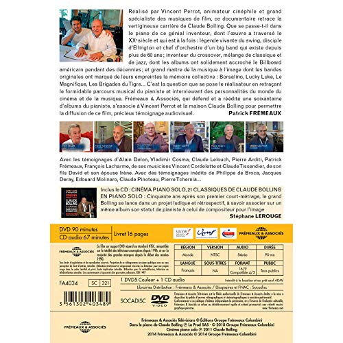 UN FILM DE VINCENT P - DANS LE PIANO DE CLAUDE BOLLING (+DVD) - CD image 2
