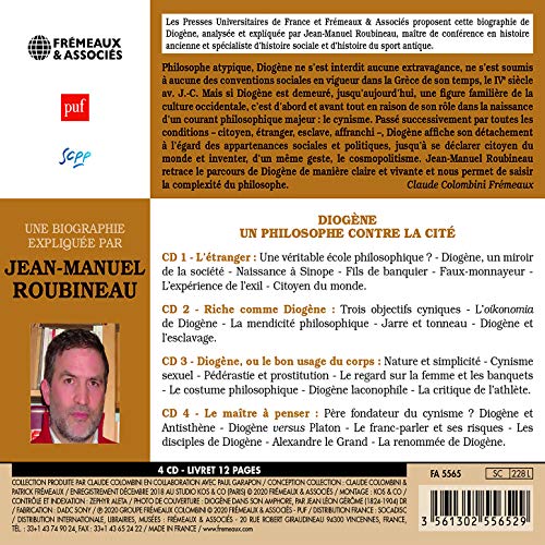 DIOGÈNE - UN COURS PARTICULIER DE JEAN-MANUEL ROUBINEAU - 4CD image 2