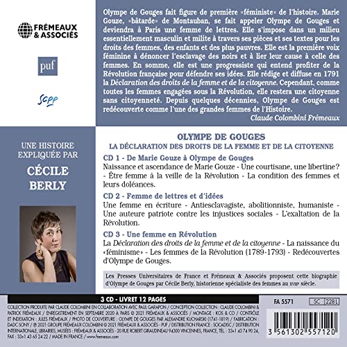 UNE BIOGRAPHIE EXPLI - OLYMPE DE GOUGES - LA DÉCLARATION DES DROITS DE image 2