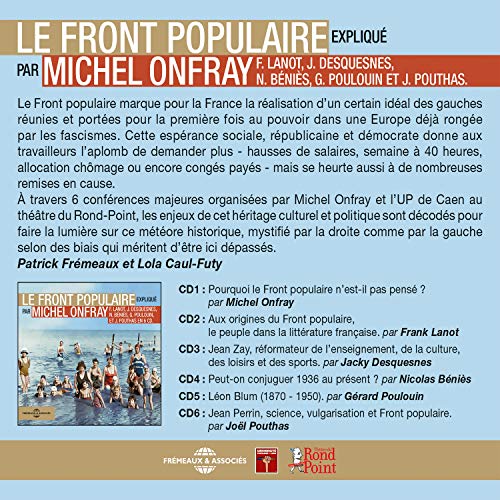 Michel Onfray - Le Front Populaire - CD image 2