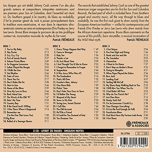 JOHNNY CASH - INDISPENSABLE 1954-1961 - 3CD image 2