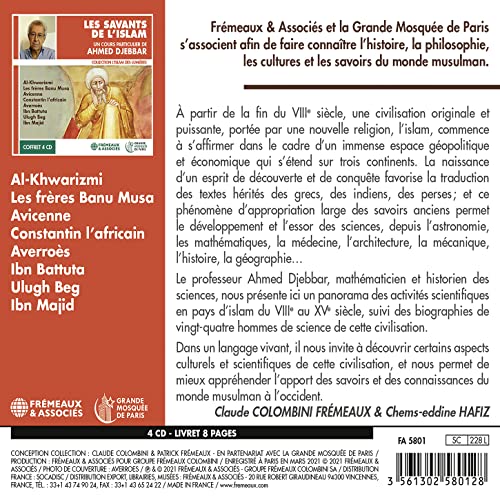 UN COURS PARTICULIER - LES SAVANTS DE L’ISLAM - 4CD image 2