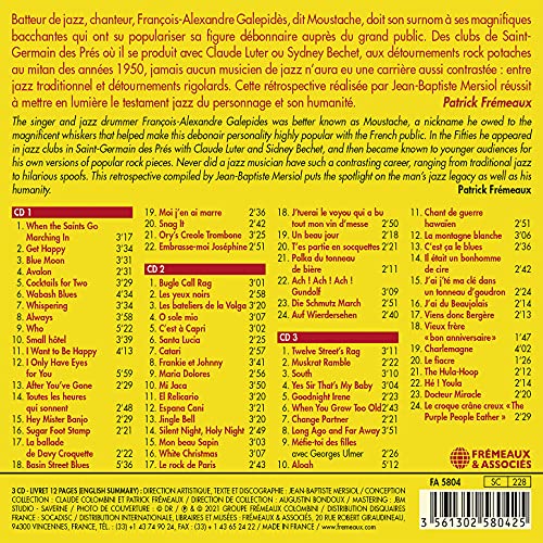 MOUSTACHE - JAZZ & ROCK N ROLL IN FRANCE 1953-1958 - 3CD image 2