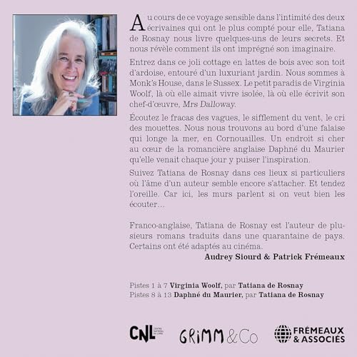 TATIANA DE ROSNAY - VIRGINIA WOOLF SUIVI DE DAPHNÉ DU MAURIER PAR - CD image 3