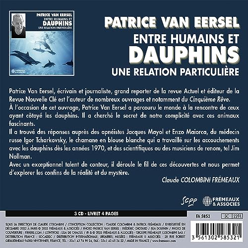 PATRICE VAN EERSEL - ENTRE HUMAINS ET DAUPHINS UNE RELATION PARTICULIÈ image 3