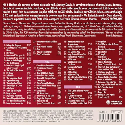 SAMMY DAVIS JR. - MR. ENTERTAINMENT 1949-1962 (3CD) - 3CD image 2