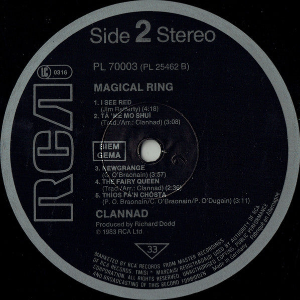 Clannad - Magical Ring - Used Vinyl Record image 4