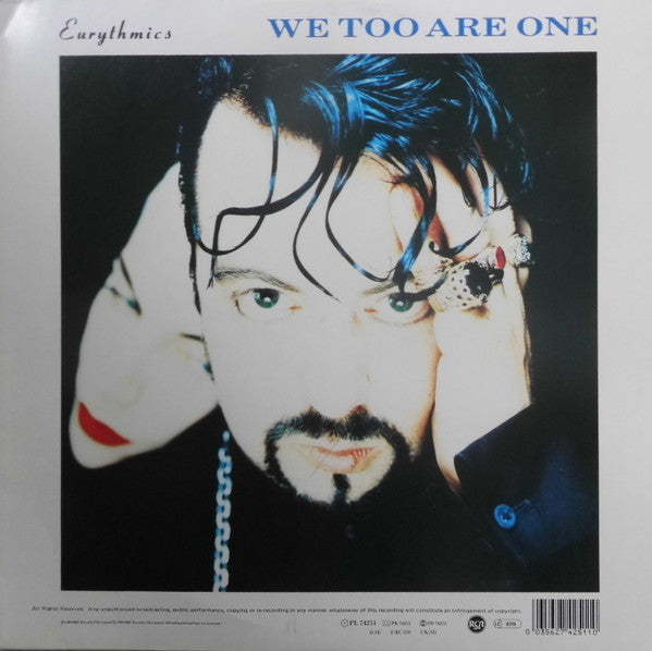 Eurythmics - We Too Are One - Used Vinyl Record image 2