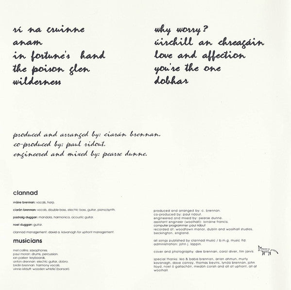 Clannad - Anam - Used CD image 4