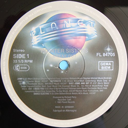 Pointer Sisters - Break Out - Used Vinyl Record image 2