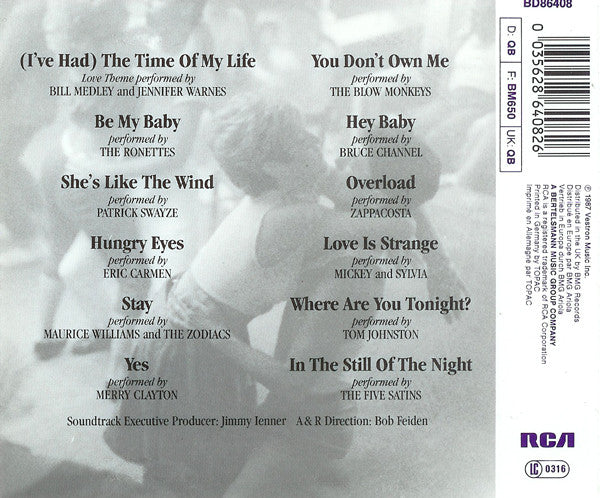 V/A - Dirty Dancing (Original Soundtrack From The Vestron Motion Pict image 8