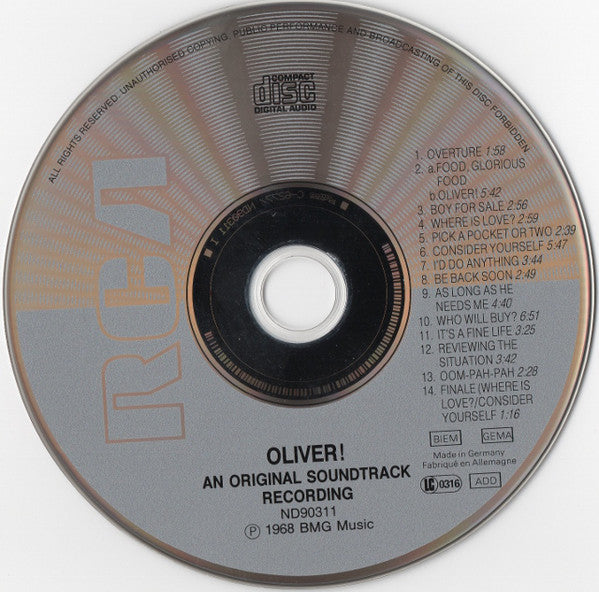 Lionel Bart - Oliver! - Original Soundtrack Recording - CD image 10