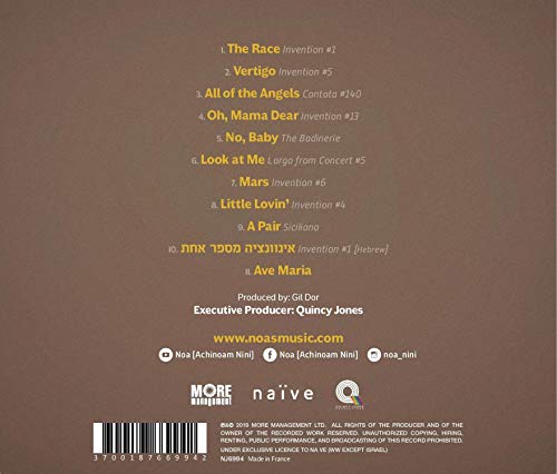 NOA - LETTERS  TO BACH - CD ALBUM image 2