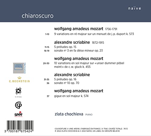ZLATA CHOCHIEVA - CHIAROSCURO - CD ALBUM image 2
