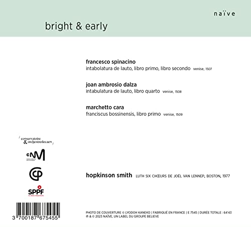 Hopkinson Smith - Bright & Early - CD - CD image 2