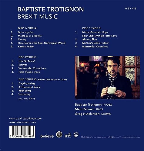 BAPTISTE TROTIGNON - BREXIT MUSIC - Vinyl Record 12" RECORD image 2