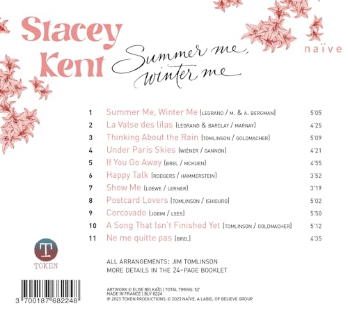 STACEY KENT - SUMMER ME, WINTER ME - CD ALBUM image 2