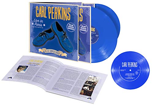 CARL PERKINS - LIVE IN PARIS - THE LAST EUROPEAN CONCERT (BLUE VINYL) ( image 1