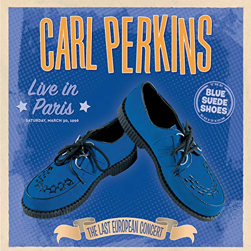 CARL PERKINS - LIVE IN PARIS - THE LAST EUROPEAN CONCERT (BLUE VINYL) ( image 2
