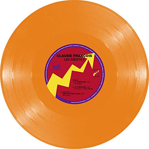 CLAUDE FRANCOIS - Les Inedits Vol. 06 (Orange Vinyl) - Vinyl Record image 3
