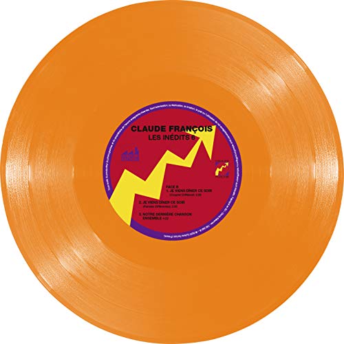 CLAUDE FRANCOIS - Les Inedits Vol. 06 (Orange Vinyl) - Vinyl Record image 4