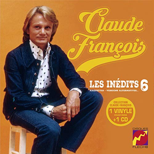 CLAUDE FRANCOIS - Les Inedits Vol. 06 (Orange Vinyl) - Vinyl Record image 7