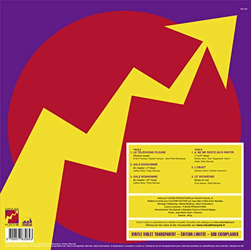CLAUDE FRANCOIS - Les Inedits Vol. 08 (Golden Vinyl) - Vinyl Record + image 3
