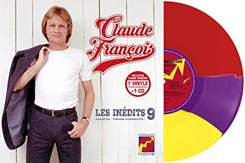 CLAUDE FRANCOIS - Les Inedits Vol. 09 (Red/Yellow/Purple Vinyl) - Viny image 1