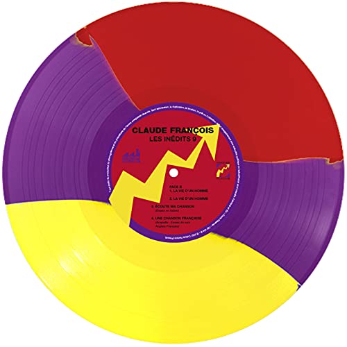 CLAUDE FRANCOIS - Les Inedits Vol. 09 (Red/Yellow/Purple Vinyl) - Viny image 5