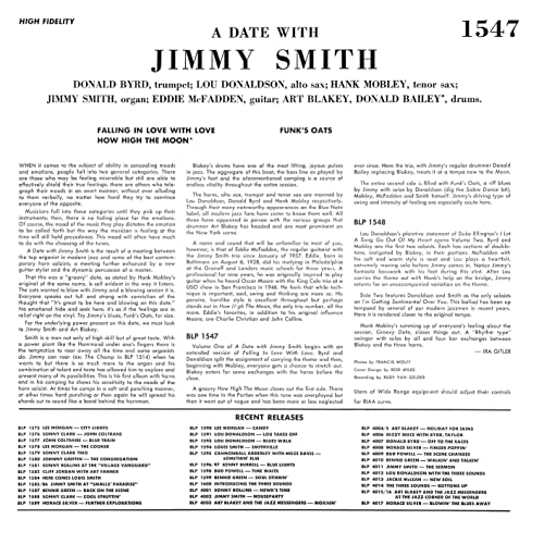 JIMMY SMITH - A DATE WITH  VOLUME ONE - Vinyl Record image 3