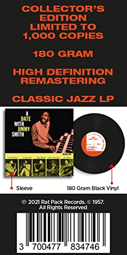 JIMMY SMITH - A DATE WITH  VOLUME ONE - Vinyl Record image 6