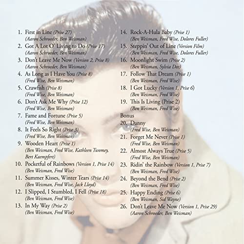 ELVIS PRESLEY - SINGS THE MAD PROFESSOR - CDD image 6