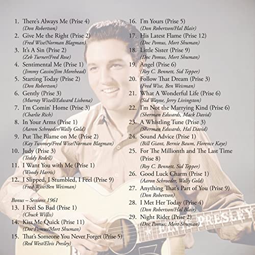 ELVIS PRESLEY - SOMETHING FOR EVERYBODY - CDD image 6