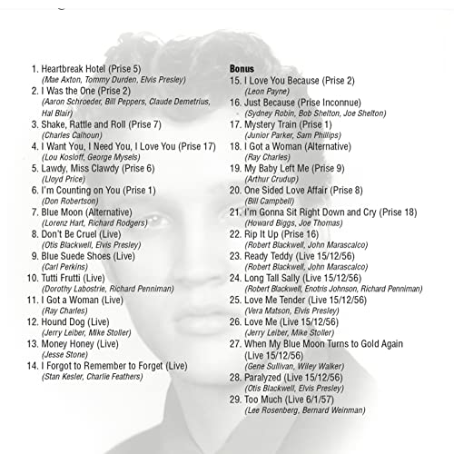 ELVIS PRESLEY - FORGOTTEN ALBUM - CDD image 5