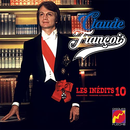 CLAUDE FRANCOIS - Les Inedits Vol. 10 (Blue/White/Red Vinyl) - Vinyl R image 2
