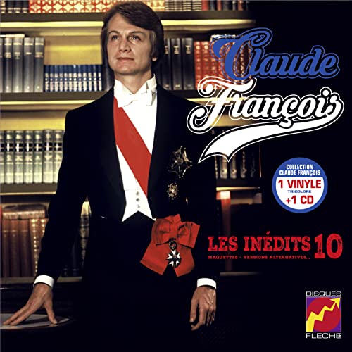 CLAUDE FRANCOIS - Les Inedits Vol. 10 (Blue/White/Red Vinyl) - Vinyl R image 6
