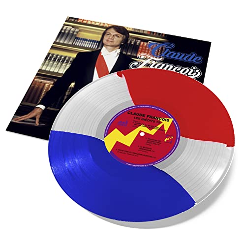 CLAUDE FRANCOIS - Les Inedits Vol. 10 (Blue/White/Red Vinyl) - Vinyl R image 7